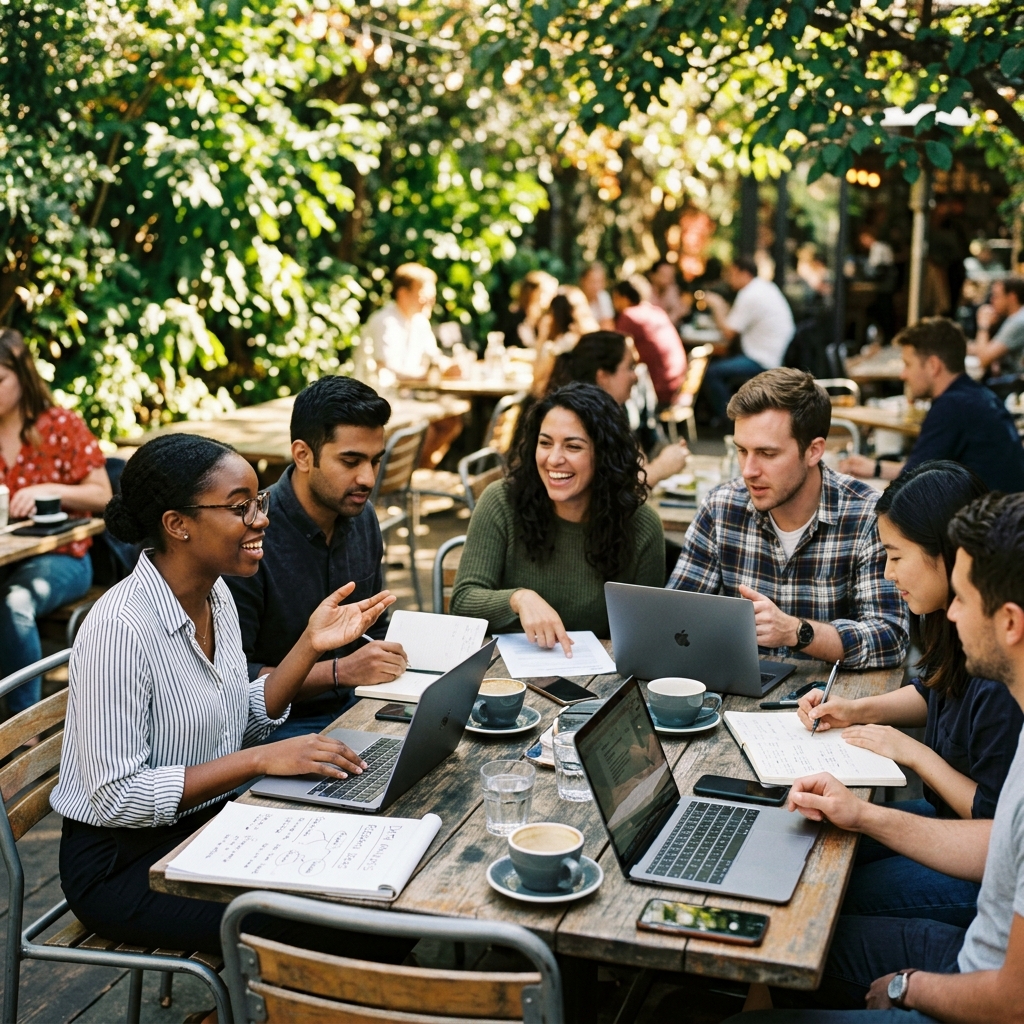 Team collaborating at Riple