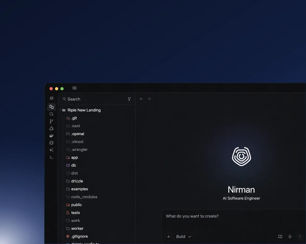Nirman product interface